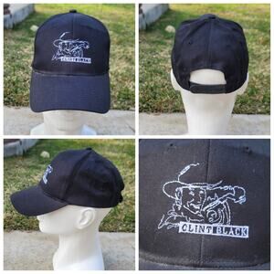 Vtg Clint Black Concert Snapback Hat Country Music